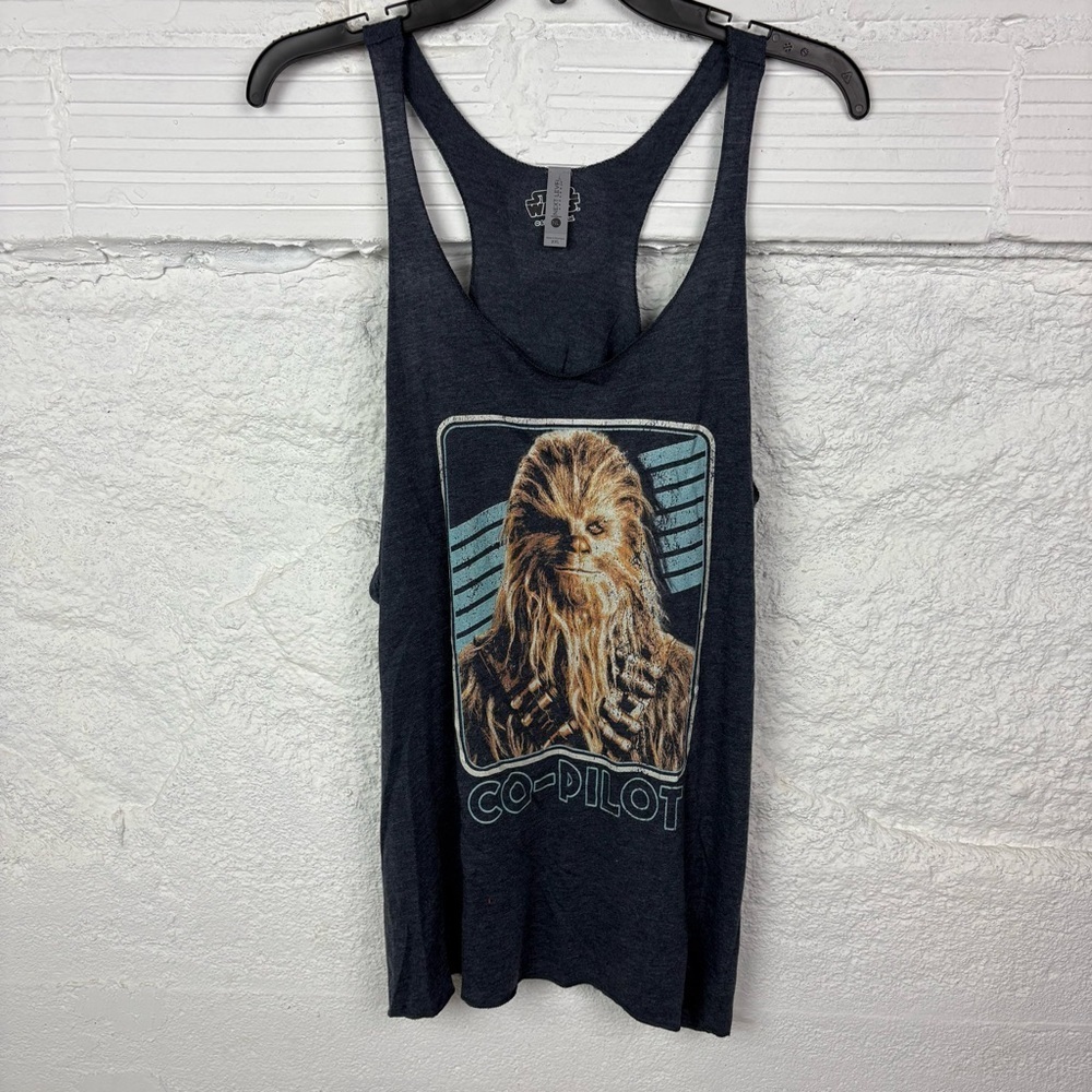 NWOT Star Wars Chewbacca Co-Pilot racer back Tank Top size XXL - Picture 4 of 9